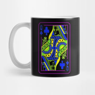 Queen of Clubs Bright Mode Mug